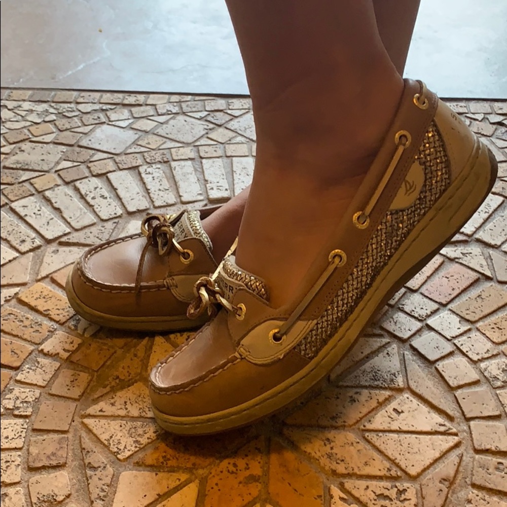 Sperry Top Sider Loafers Sparkles Flats 8.5 ❤️